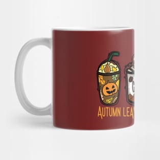 Autumn Leaves Pumpkin Please Mug